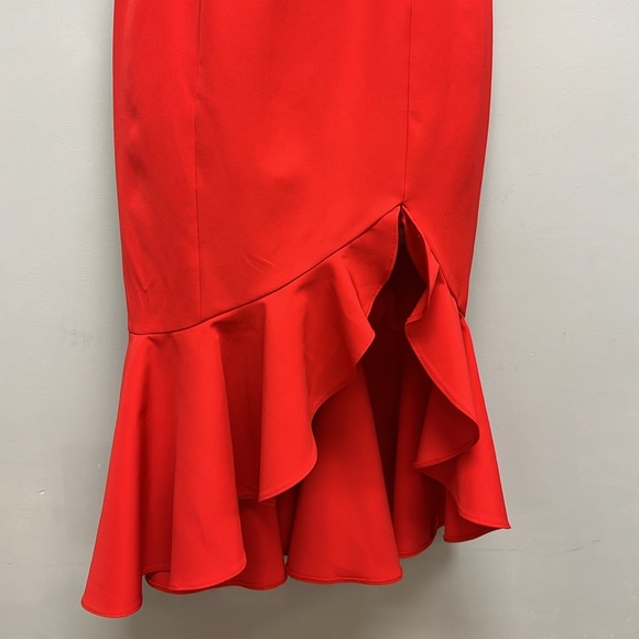 SOLD IN STORE JJs House Red Cocktail Dress Size 4 - Picture 4 of 14